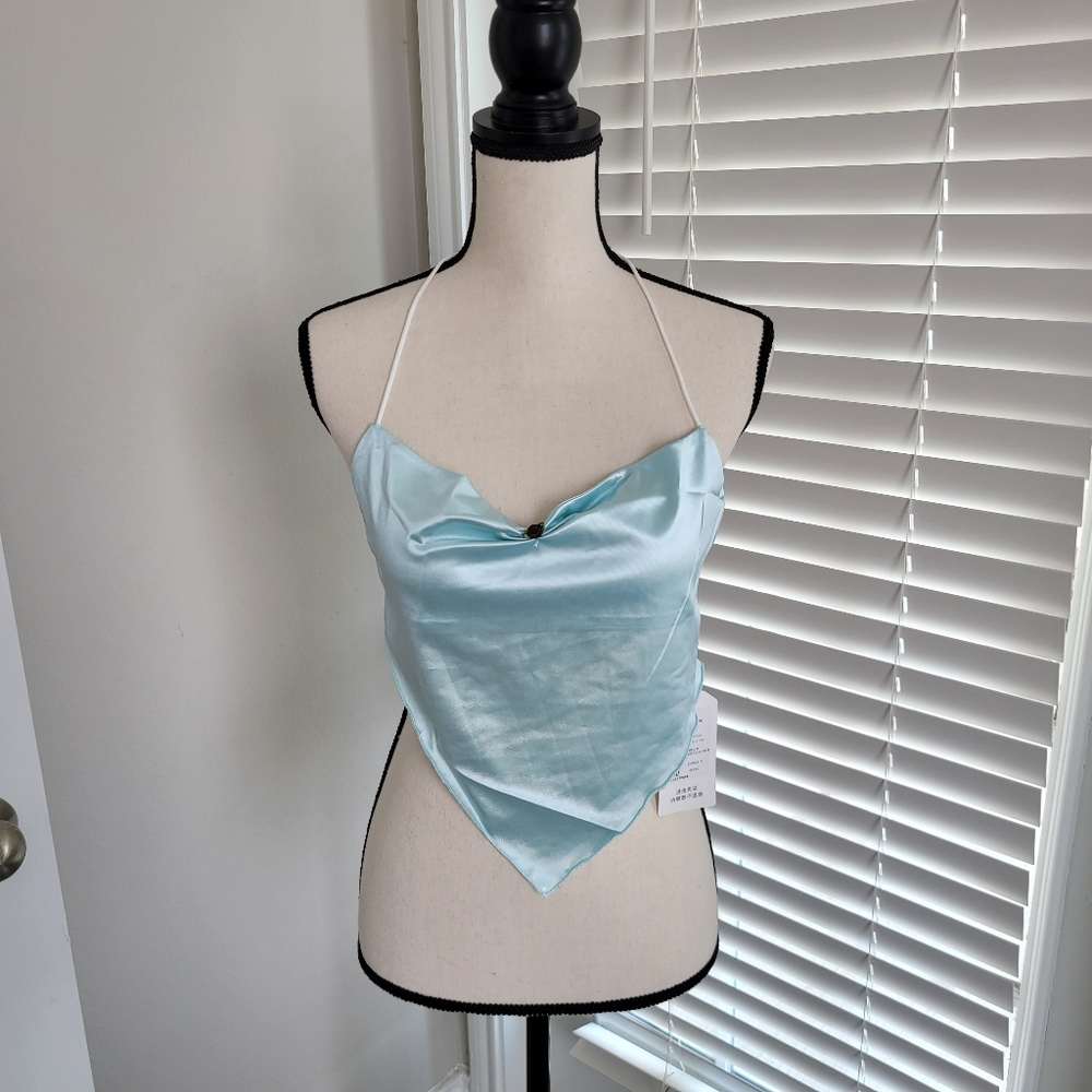 Satin Halter Top
